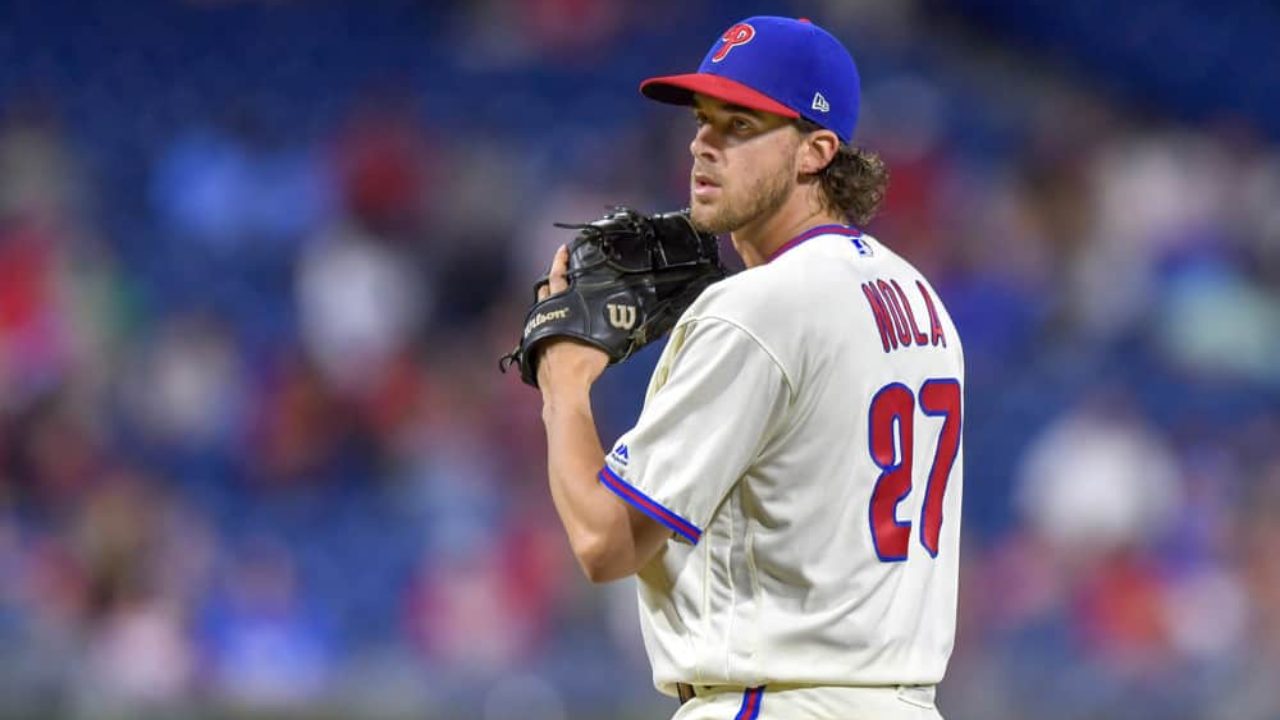 Phillies turn to upcoming free agent Aaron Nola to pitch past Arizona and  into World Series Photos - Bally Sports