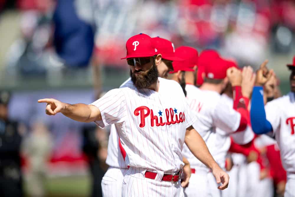 Jake Arrieta first start 2020 Phillies