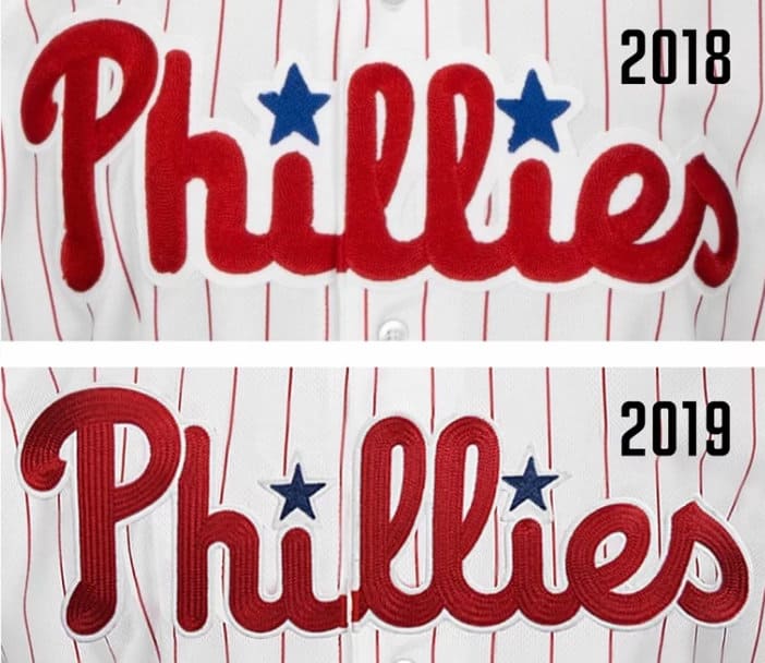 phillies jersey numbers 2019