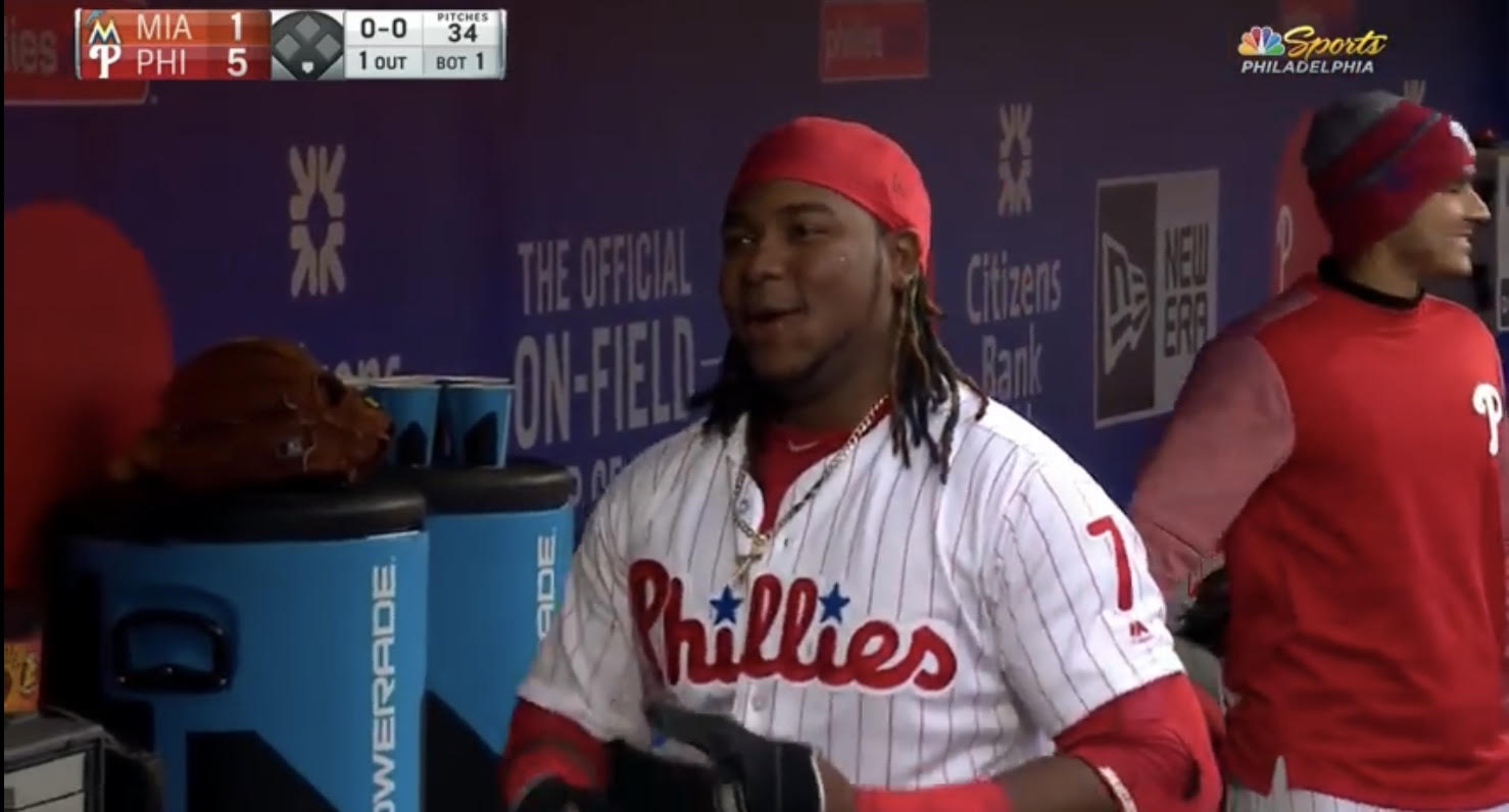 The Phillies crush two grand slams and score 20 runs to blow out