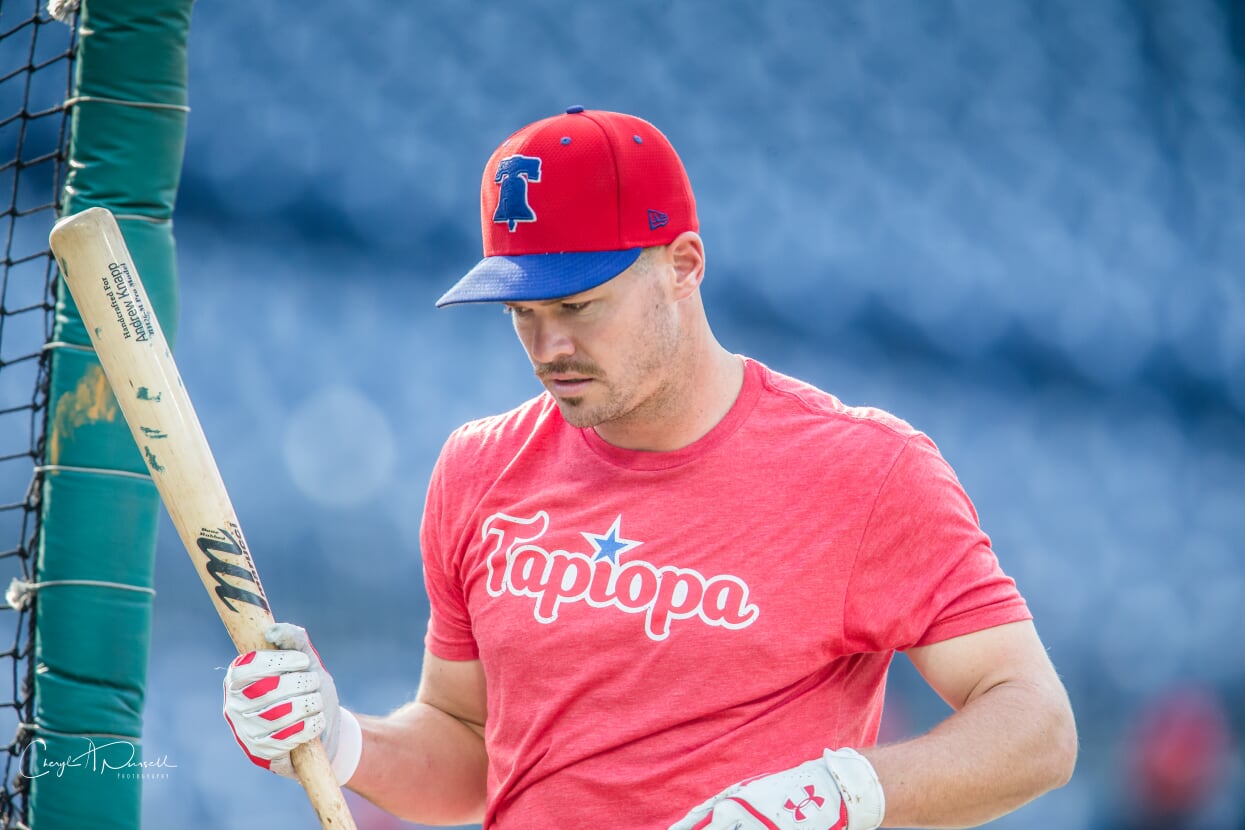 No longer 'jumping off the ledge,' Rhys Hoskins is putting