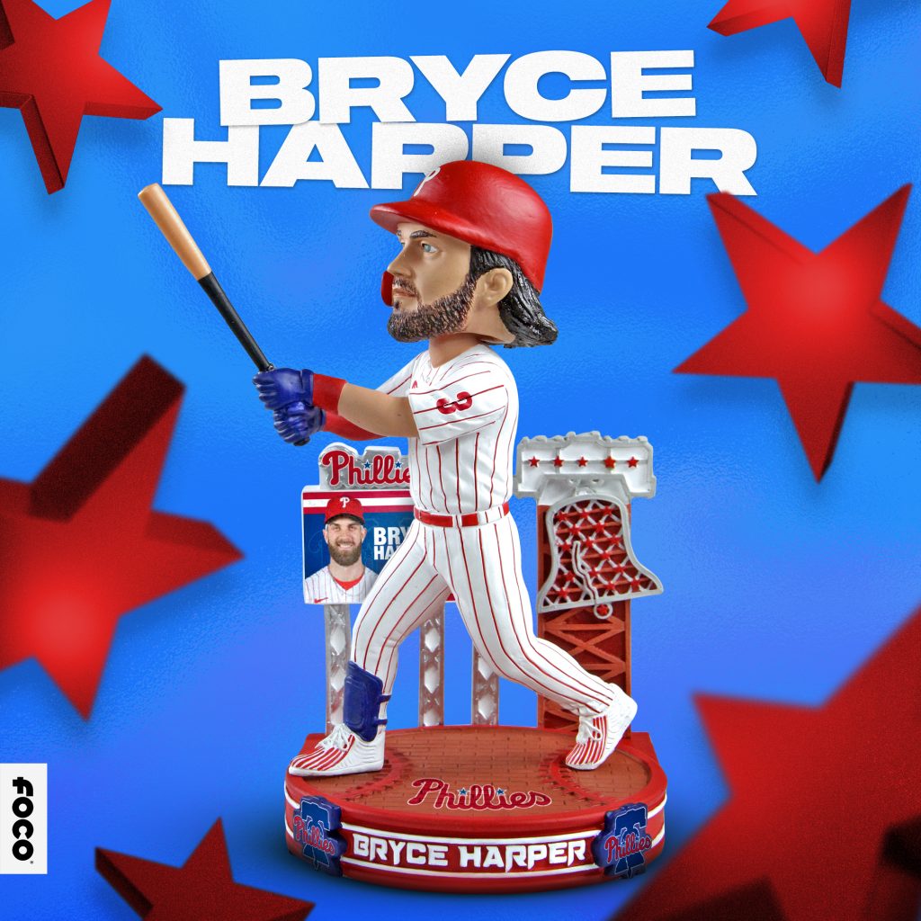 Bryce Harper Philadelphia Phillies 2022 NLCS MVP Bobblehead FOCO