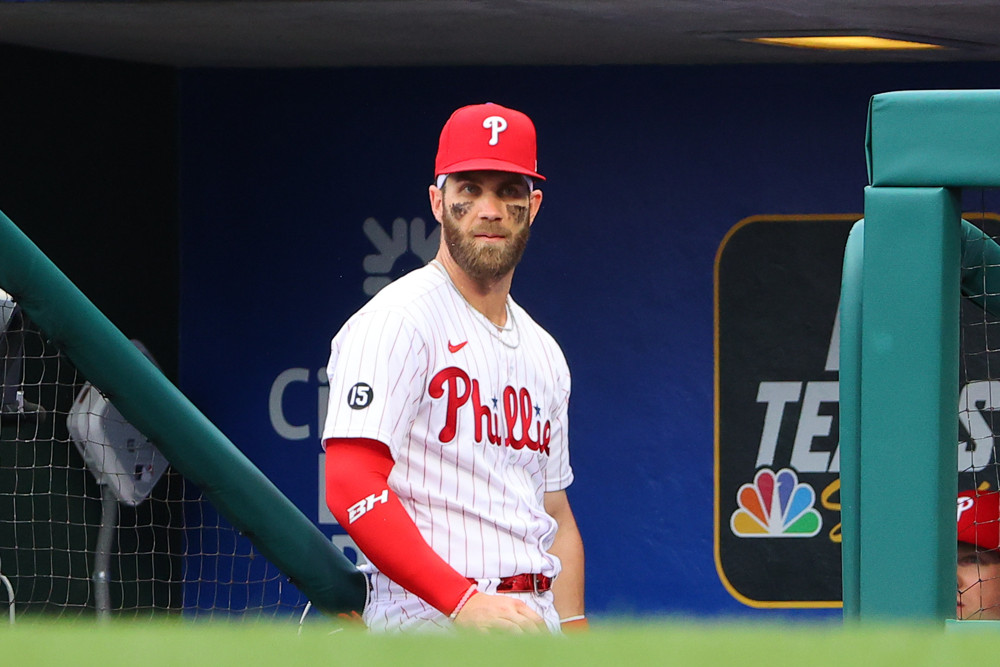 Bryce Harper lands on ESPN's list of the top 100 MLB players of