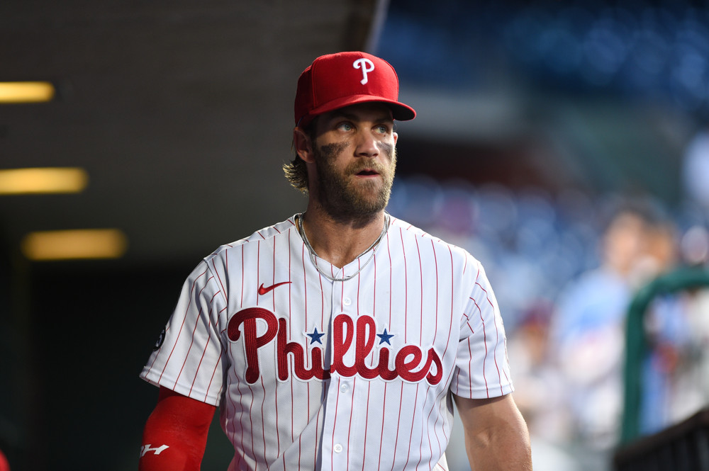 Bryce Harper challenges young players to help end the Phillies' playoff  drought
