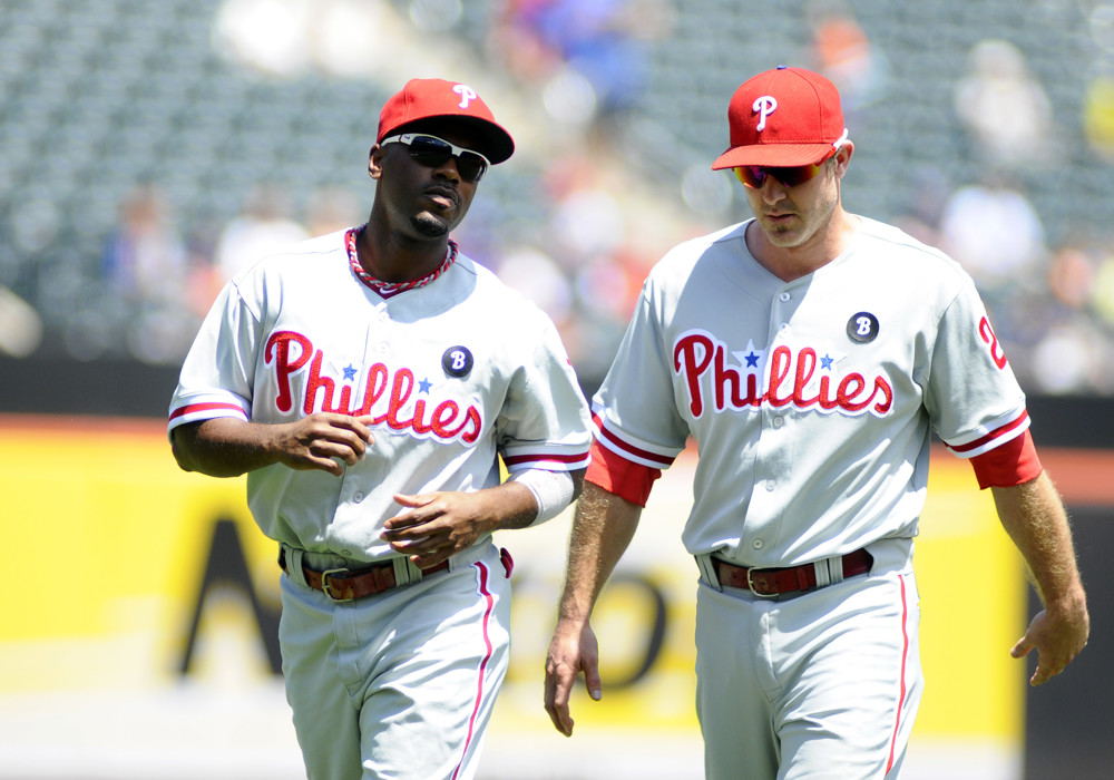 Jimmy Rollins of Philadelphia Phillies sets NL shortstop mark