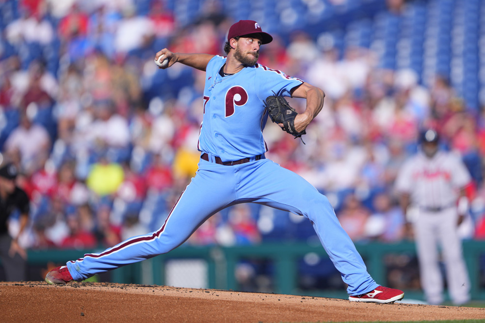 Aaron Nola tosses complete game shutout as Phillies sweep Reds