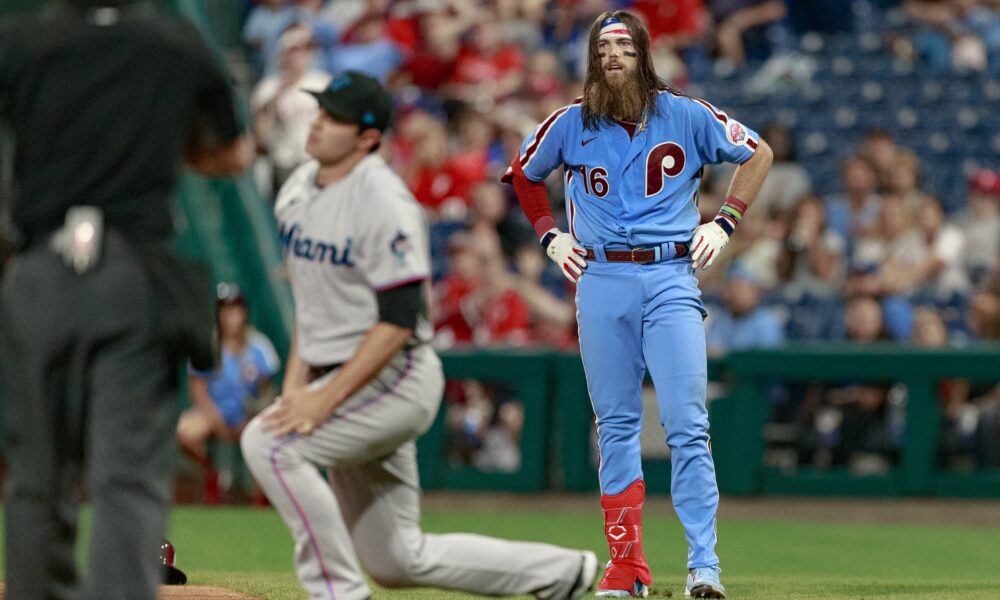 Marsh excellent, Phillies drop third straight series finale against