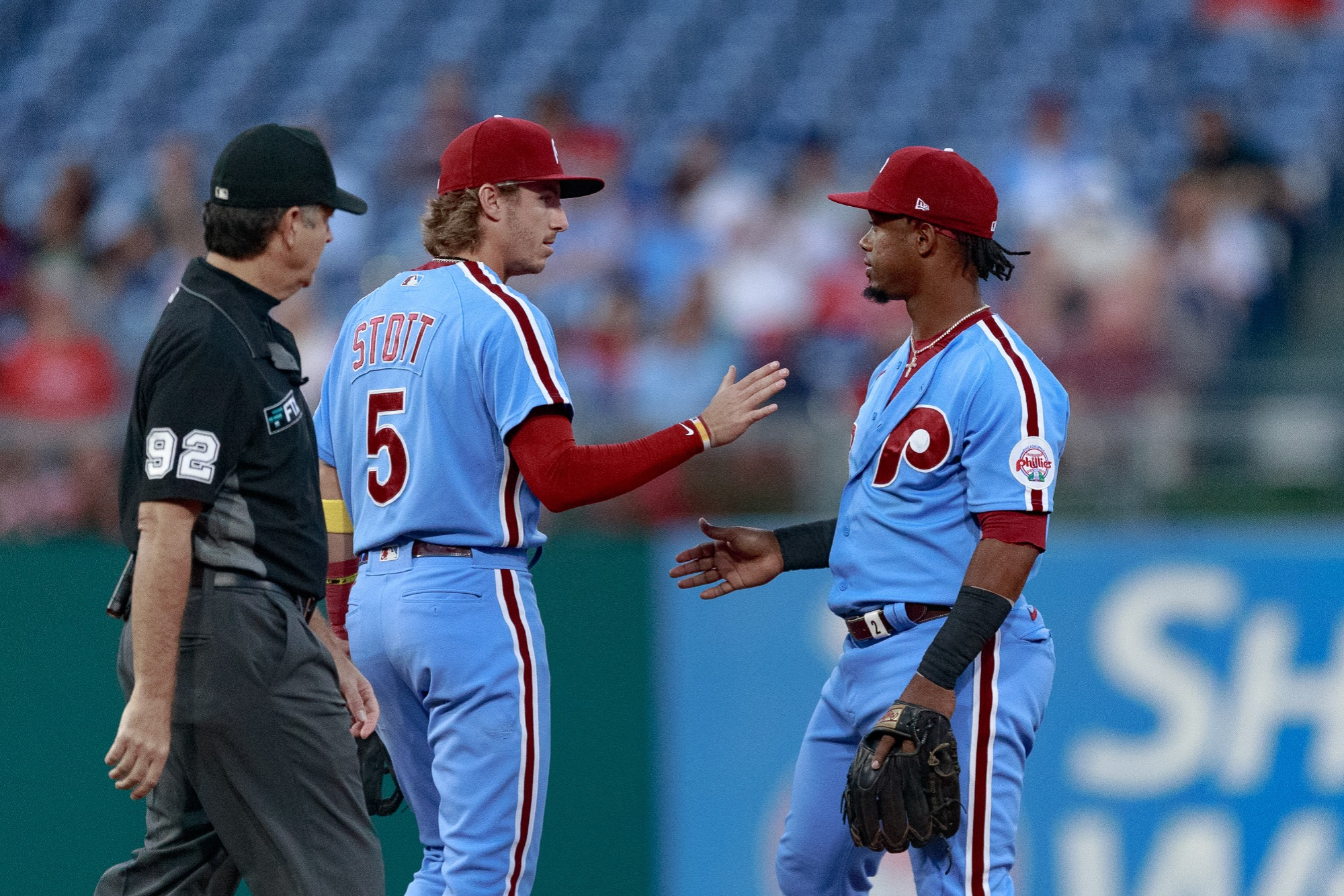 How challenge from Phillies' Jean Segura helped rookie Bryson Stott break  through at the plate