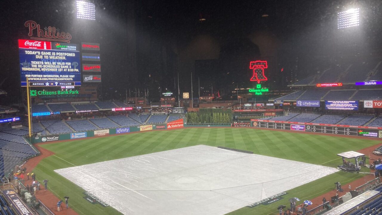 Phillies vs. Astros World Series Game 3 postponement means Ranger