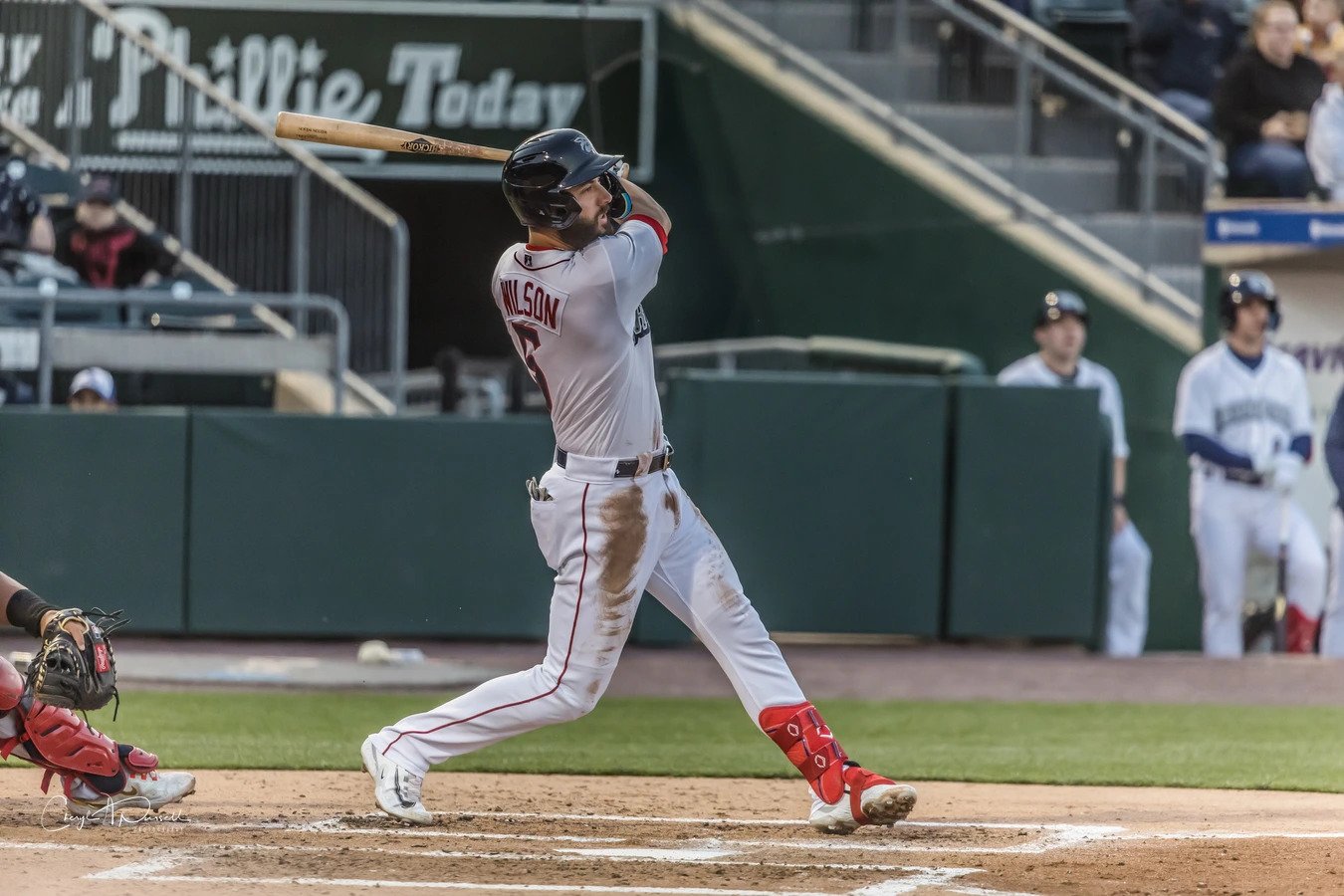 Phillies' Weston Wilson hits home run in first career at-bat