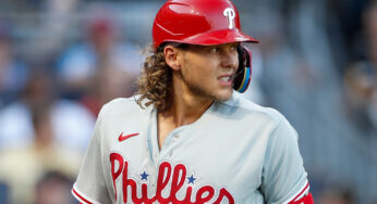 Reading Fightin Phils Jhailyn Ortiz (13) bats during an Eastern