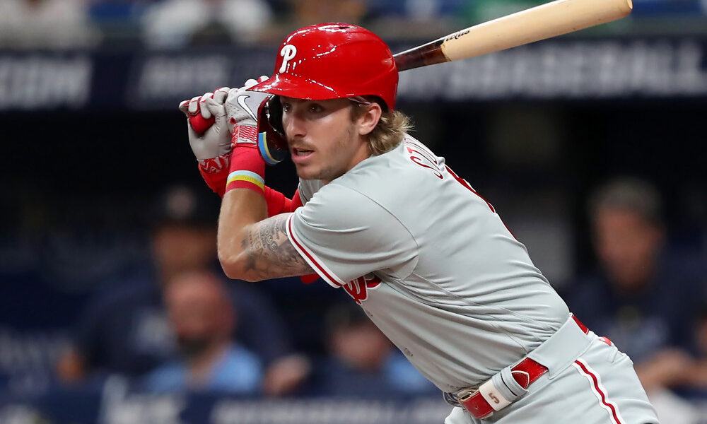 Bryson Stott Hits Big Triple To Spark Phillies Offense Clinch Series Win In Miami Phillies Nation 